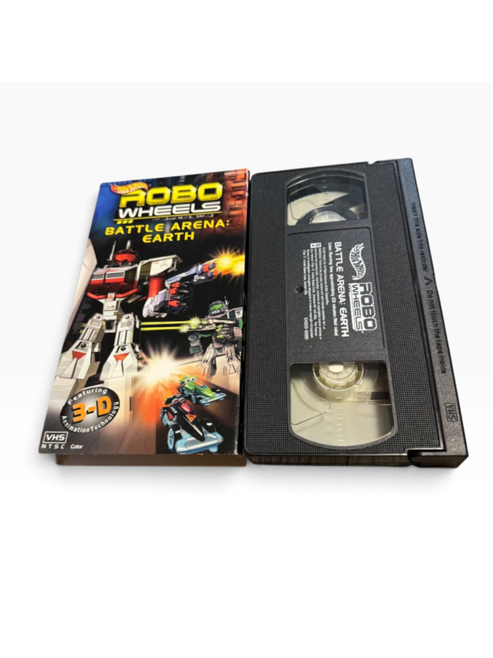 Y2k 2001 Hot Wheels Robo Wheels Battle Arena: Earth VHS Vcr Tape Rare